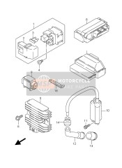 3351045010, Cap, Spark Plug Inner, Suzuki, 1